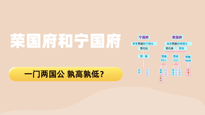荣国府和宁国府