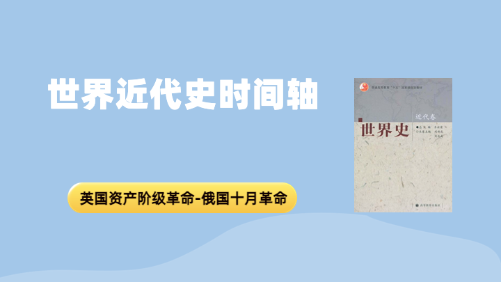 世界近代史时间轴