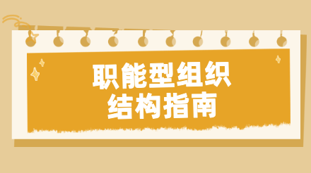 职能型组织结构指南-定义、优劣势及制作教程