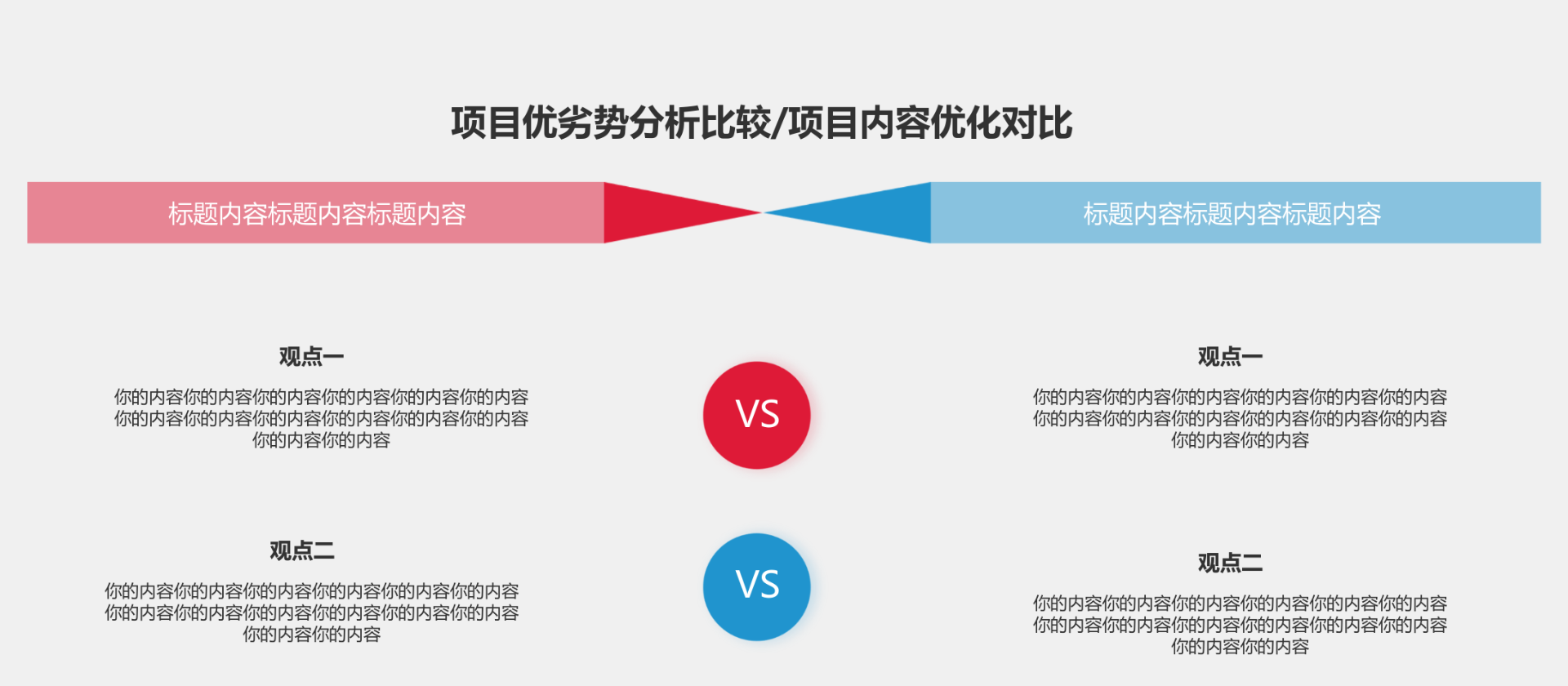 项目内容对比 流程图模板_ProcessOn思维导图、流程图